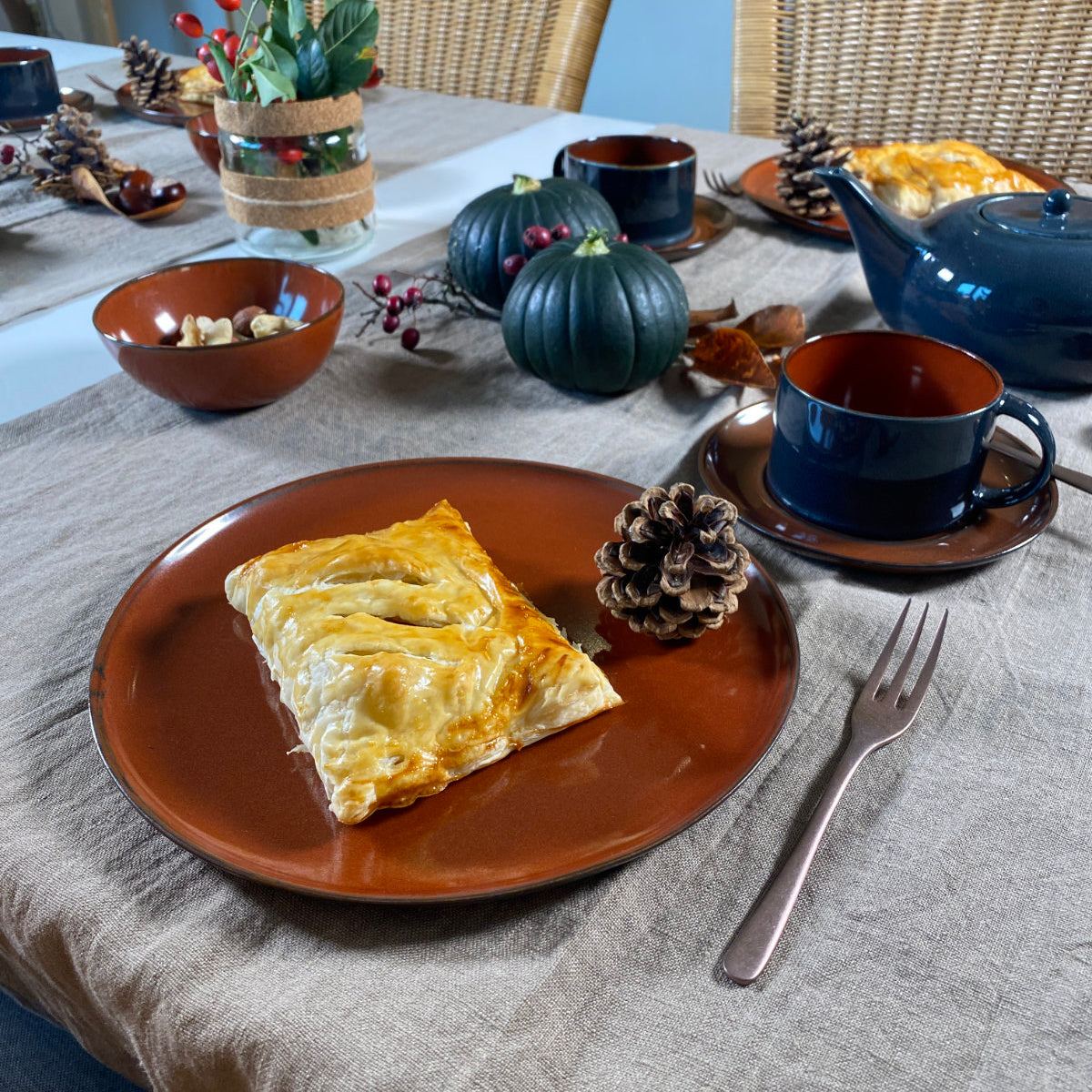 Herbstliche Tischdeko in Rosttönen - ein inspirierender Blogbeitrag