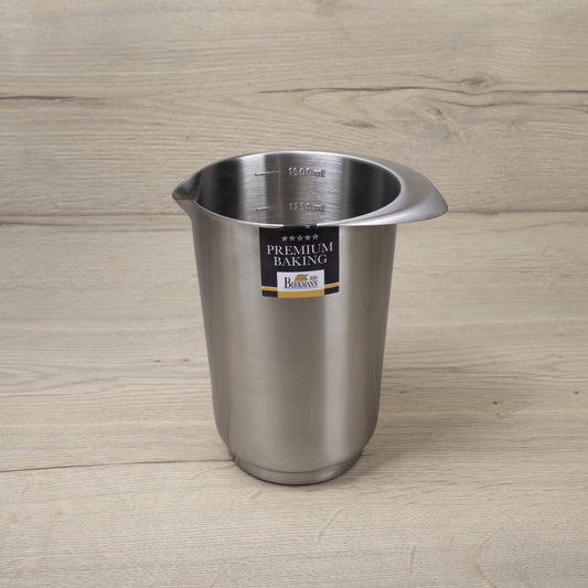 Rührbecher 1,5 l - Premium Baking - Silber - Backhelfer - Birkmann