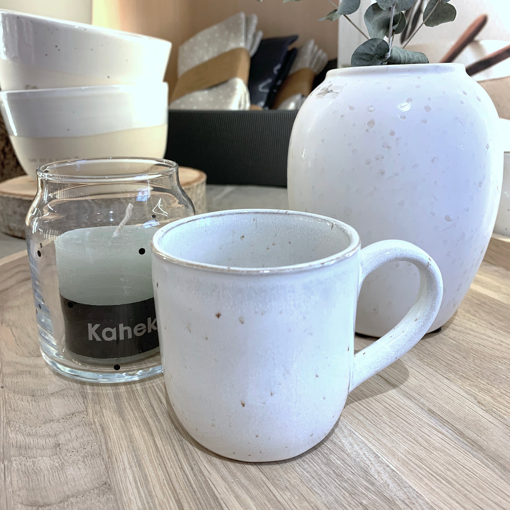 Cappuccino Tasse - Calma - Beige - Becher - Eulenschnitt