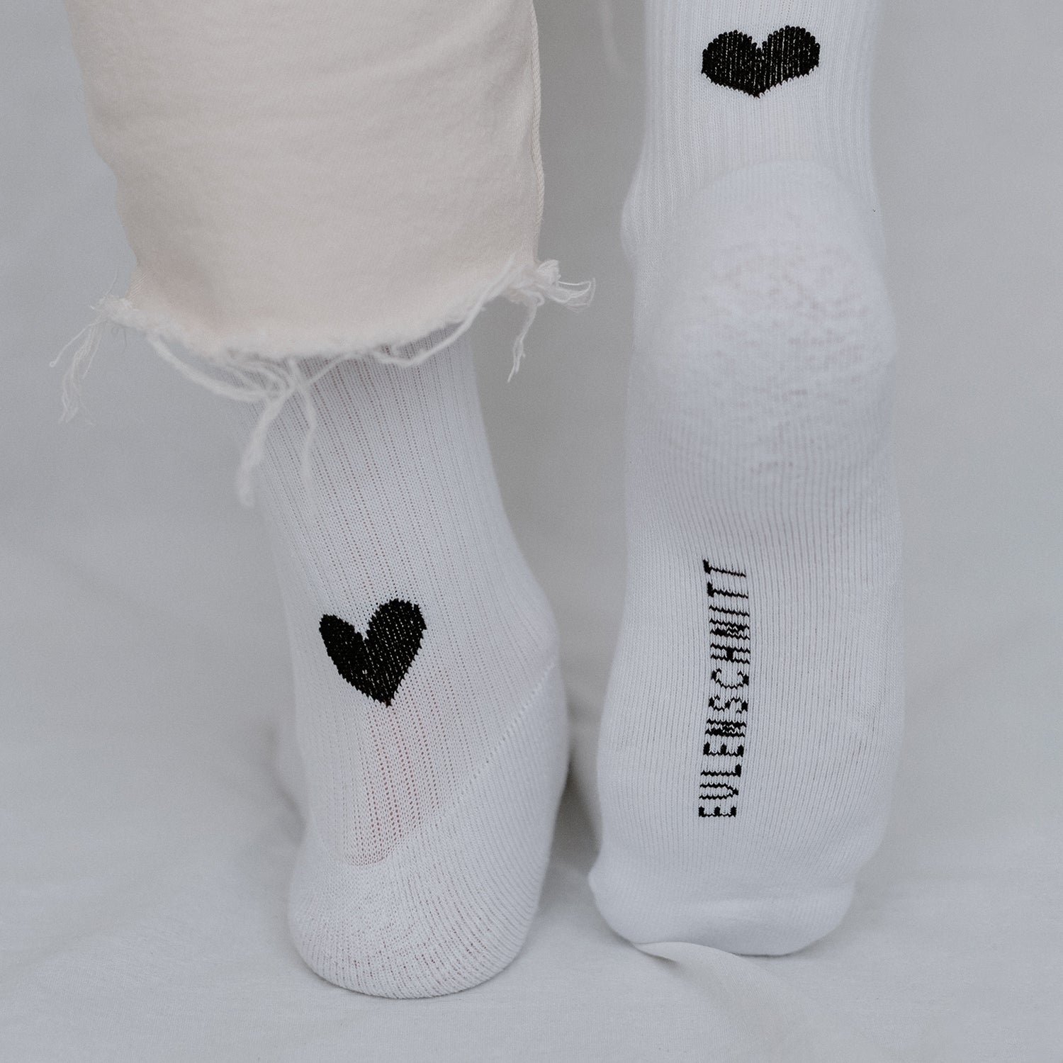 Socken - Herz - Socken - Eulenschnitt
