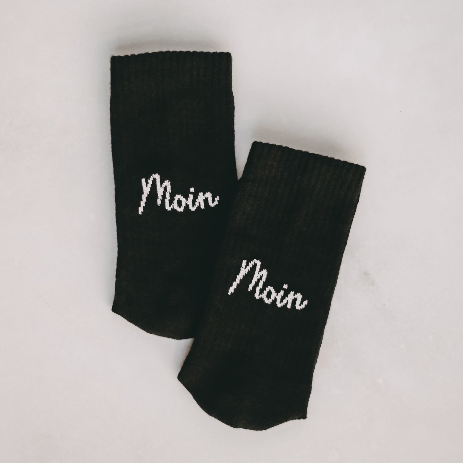 Socken - Moin Moin - 43-46, Schwarz - Socken - Eulenschnitt