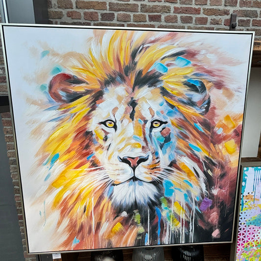 Acrylbild 102,5 x 102,5 cm - Lion King