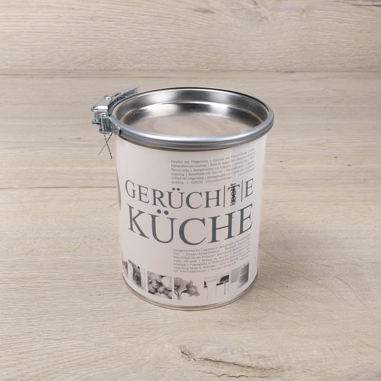 Dose mit 128 Rezeptkarten - Gerüch(T)eKüche - Kleine Geschenkidee - Raumgestalt