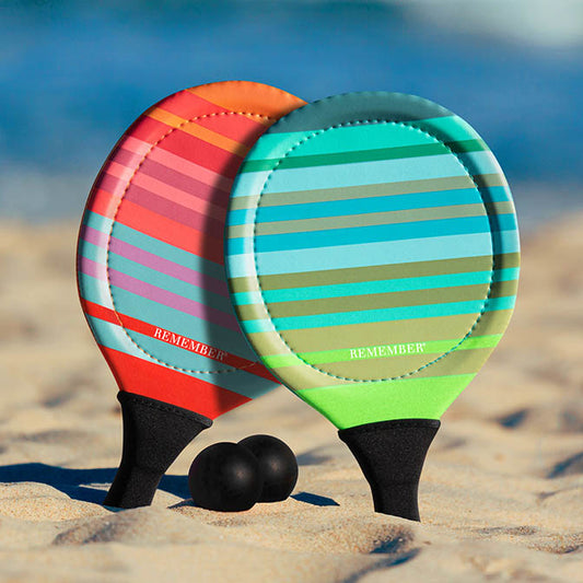 Beach Tennis-Set - Bunt - Ballspiel - Remember