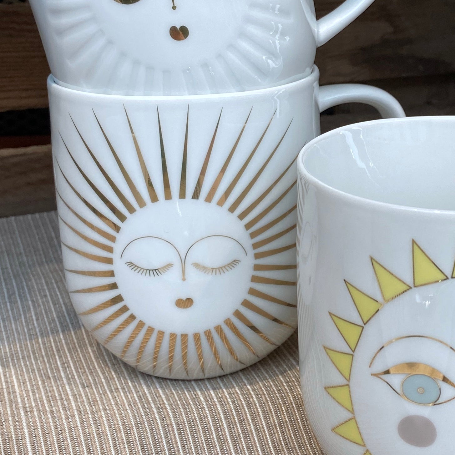 Tasse - Sonne - Sonne, Weiß - Becher - Trevoly