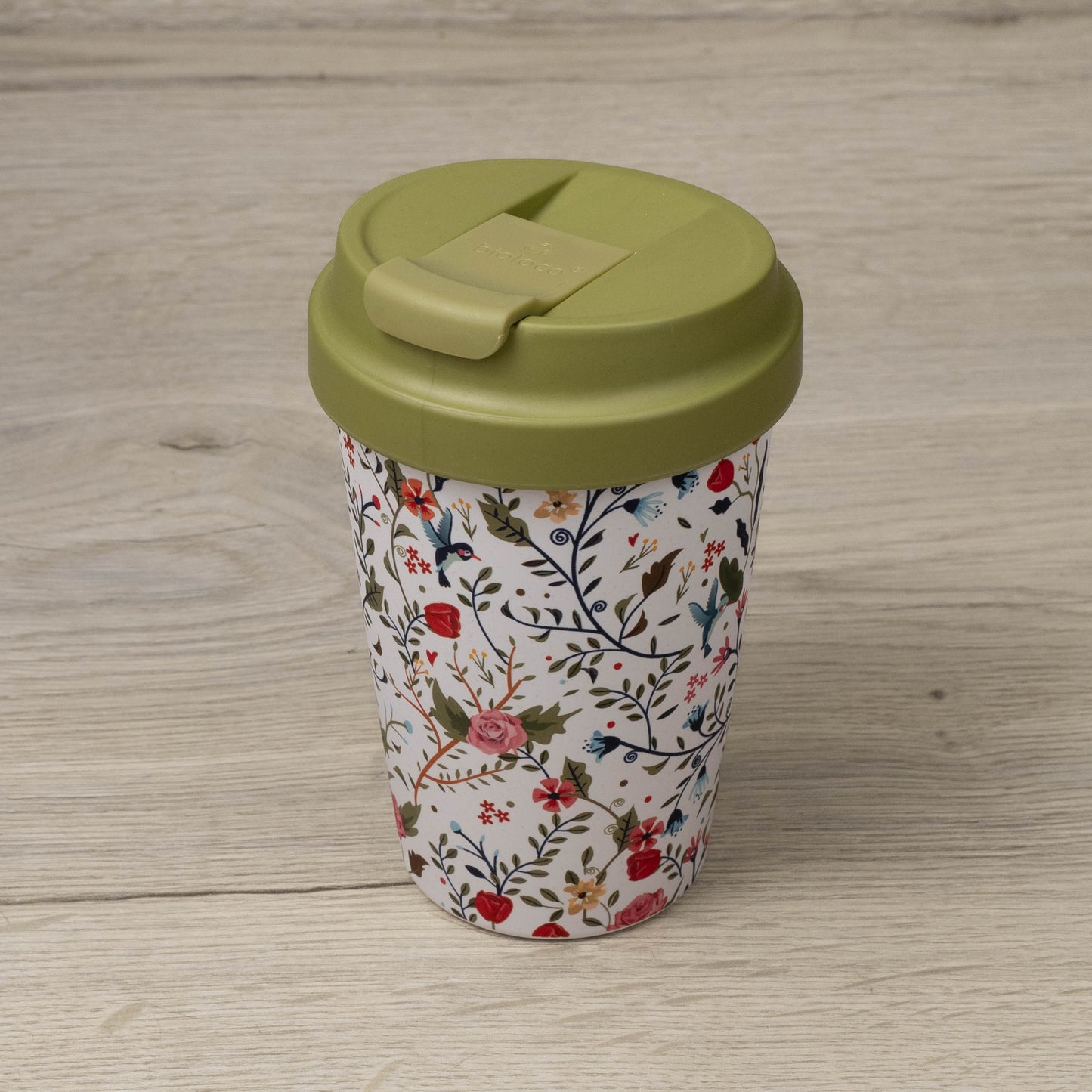 To Go Becher - Bioloco Plant Easy Cup - Bunt, Flowers & Birds - To Go Becher - chic.mic