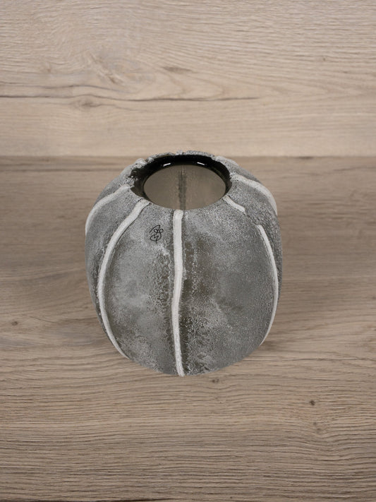 Vase Smoked Pearl - Grau, 13 cm - Vase - Villa Collection