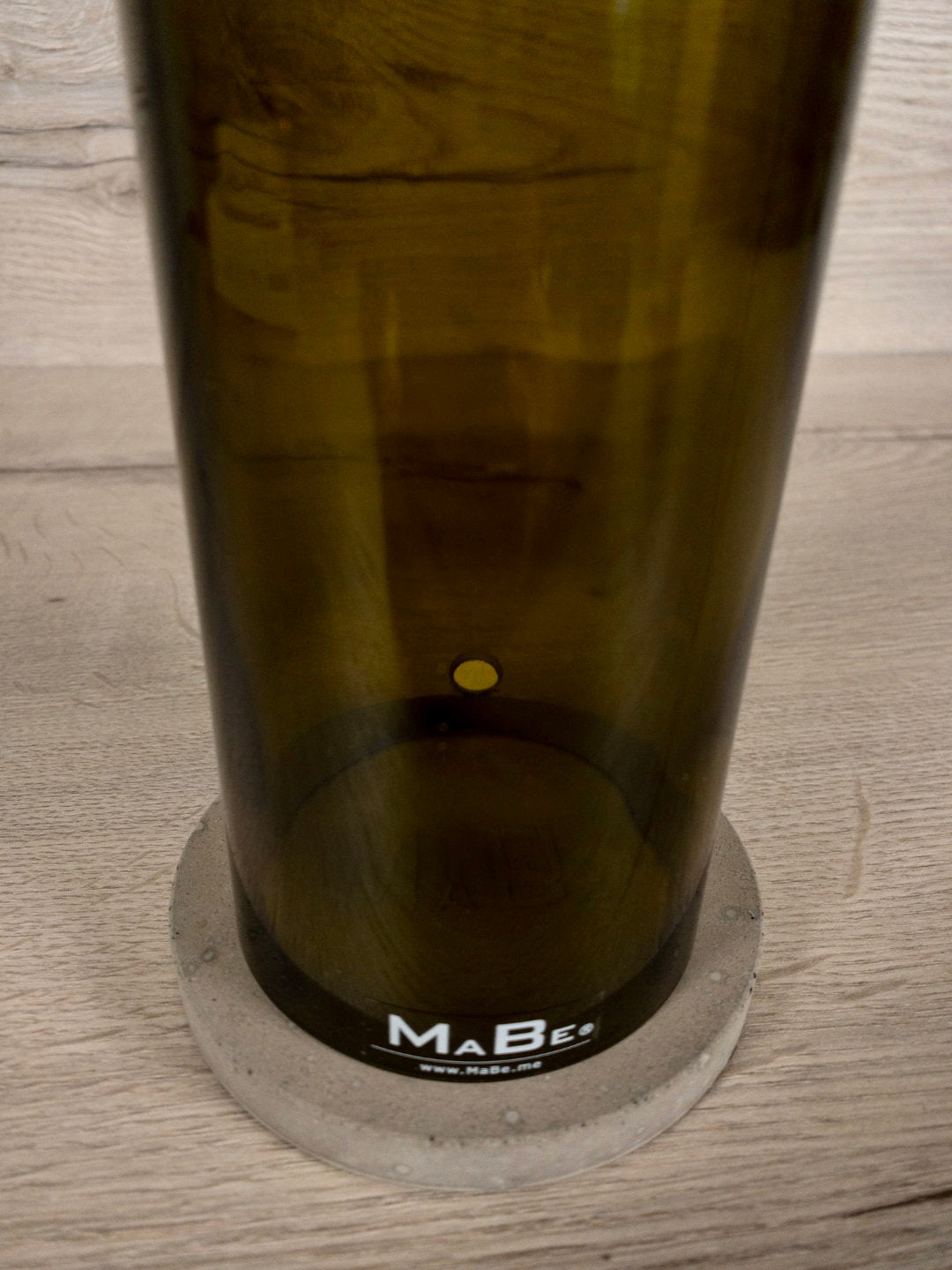 Flaschenwindlicht - Bordeaux 0,7 l - Grün - Windlicht - MaBe