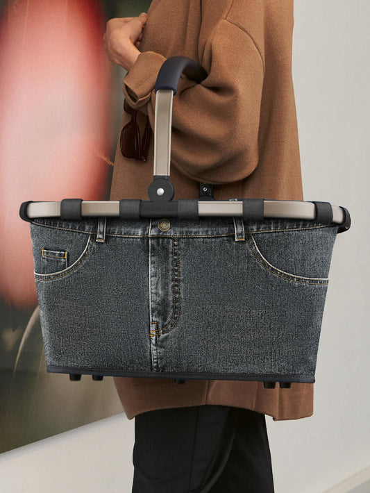 Carrybag Jeans - Anthrazit - Einkaufskorb - Reisenthel