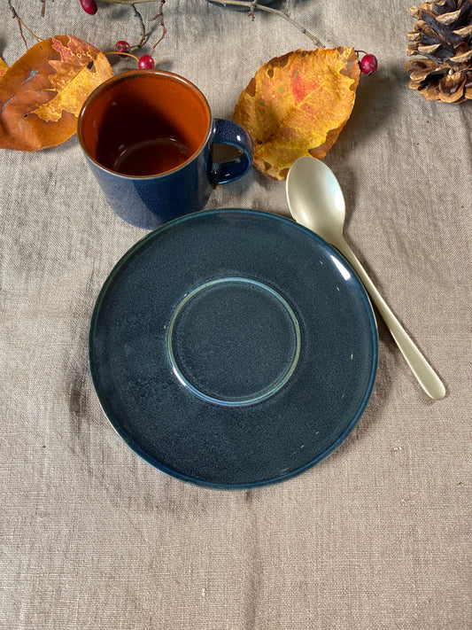Teller für Espressotasse - Smokey Blue, Hellblau - Obertasse - Serax