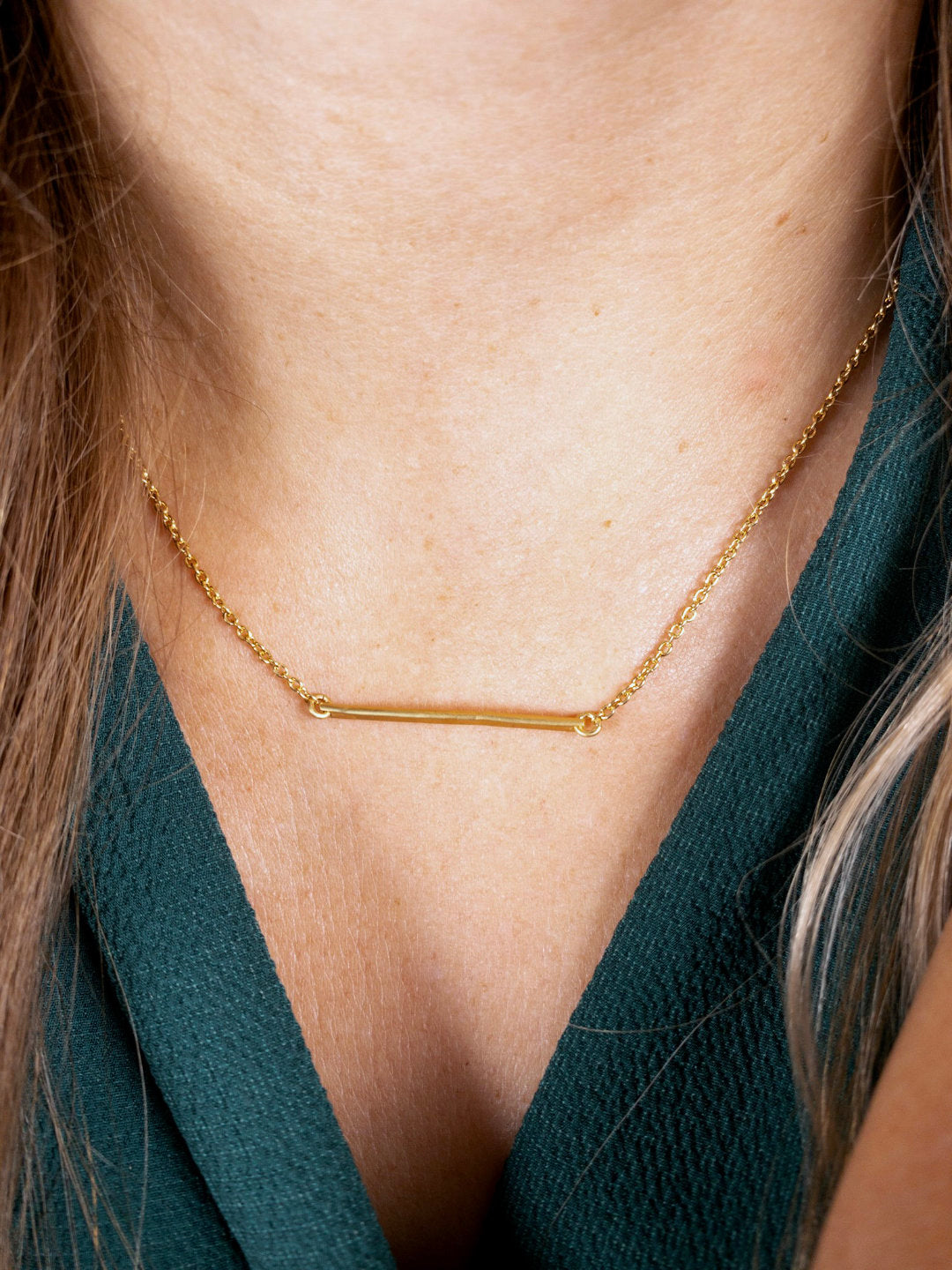Halskette - Paris Stick waagerecht - Gold - Halskette - Susi Cala