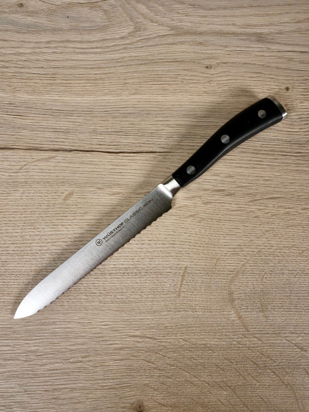 Aufschnittmesser Classic Ikon - Schwarz - Küchenmesser - WÜSTHOF